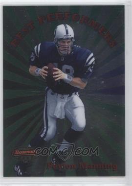 1998 Bowman's Best - Performers #BP1 - Peyton Manning