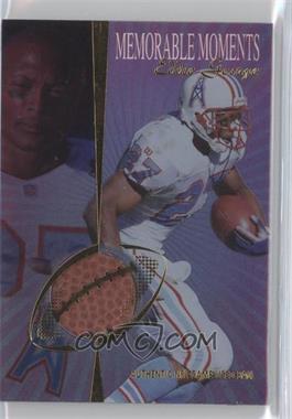 1998 Collector's Edge Advantage - Memorable Moments - Media Samples #12 - Eddie George