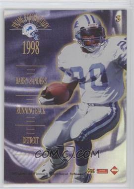 1998 Collector's Edge Advantage - Prime Connection #8 - Herman Moore, Barry Sanders