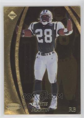 1998 Collector's Edge Masters - [Base] - Gold Missing Serial Number #119 - Curtis Martin