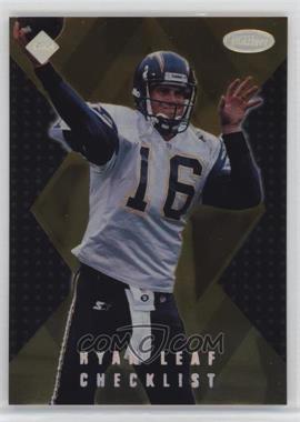 1998 Collector's Edge Masters - Checklists - Gold #CK2 - Ryan Leaf