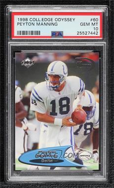 1998 Collector's Edge Odyssey - [Base] #60 S - Peyton Manning [PSA 10 GEM MT]