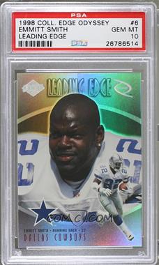 1998 Collector's Edge Odyssey - Leading Edge #6 - Emmitt Smith [PSA 10 GEM MT]