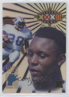 1998 Collector's Edge Super Bowl Card Show - [Base] - Foil Back Proof #7 - Barry Sanders /500