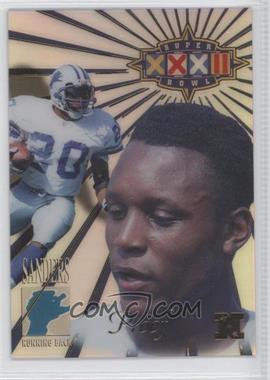 1998 Collector's Edge Super Bowl Card Show - [Base] - Foil Back Proof #7 - Barry Sanders /500