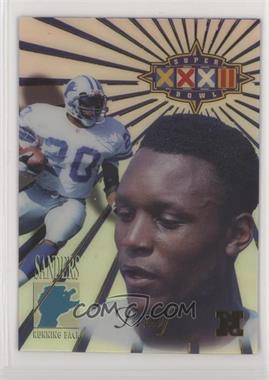 1998 Collector's Edge Super Bowl Card Show - [Base] - Foil Back Proof #7 - Barry Sanders /500