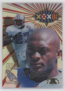 1998 Collector's Edge Super Bowl Card Show - [Base] - Foil Back #25 - Eddie George