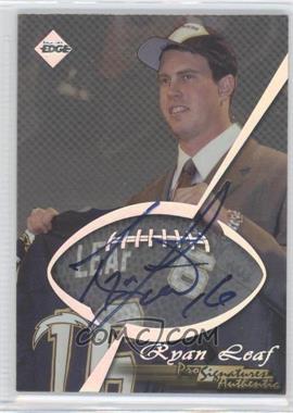 1998 Collector's Edge Supreme Season Review - Pro Signatures Authentic #N/A - Ryan Leaf /500