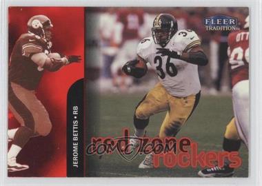 1998 Fleer Tradition - Red Zone Rockers #1 RR - Jerome Bettis