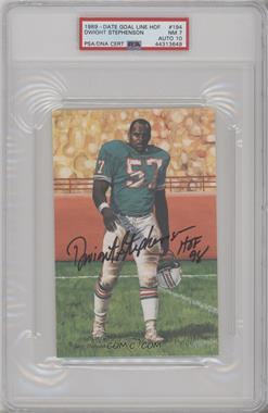 1998 Goal Line Art Pro Football Hall of Fame Collection Class of 1998 - [Base] #194 - Dwight Stephenson /5000 [PSA 7 NM]