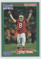 Steve Young (San Francisco 49ers  -- Dark jersey) [EX to NM]