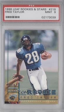 1998 Leaf Rookies & Stars - [Base] #218 - Fred Taylor [PSA 9 MINT]