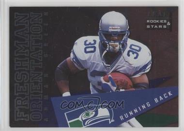 1998 Leaf Rookies & Stars - Freshman Orientation #15 - Ahman Green /2500