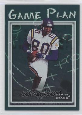 1998 Leaf Rookies & Stars - Game Plan #8 - Cris Carter /5000
