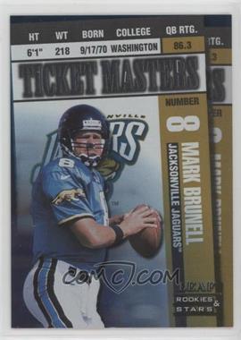 1998 Leaf Rookies & Stars - Ticket Masters #17 - Fred Taylor, Mark Brunell /2500