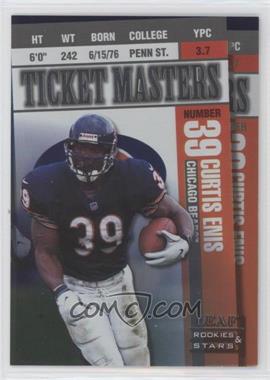 1998 Leaf Rookies & Stars - Ticket Masters #18 - Curtis Conway, Curtis Enis /2500
