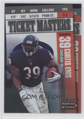 1998 Leaf Rookies & Stars - Ticket Masters #18 - Curtis Conway, Curtis Enis /2500