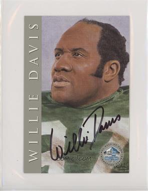 1998 NFL Hall of Fame Signature Series - [Base] - Autographs #_WIDA - Willie Davis /2500