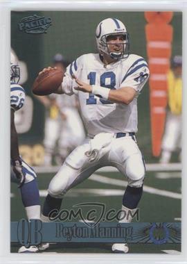 1998 Pacific - [Base] - Platinum Blue #181 - Peyton Manning