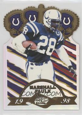 1998 Pacific - Gold Crown Die-Cuts #13 - Marshall Faulk