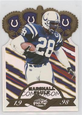 1998 Pacific - Gold Crown Die-Cuts #13 - Marshall Faulk