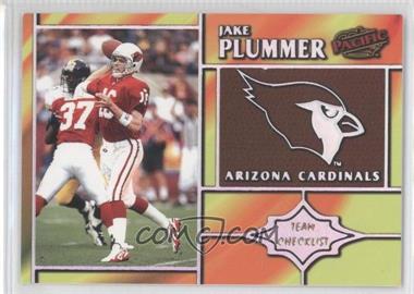 1998 Pacific - Team Checklists #1 - Jake Plummer