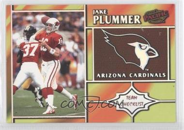 1998 Pacific - Team Checklists #1 - Jake Plummer