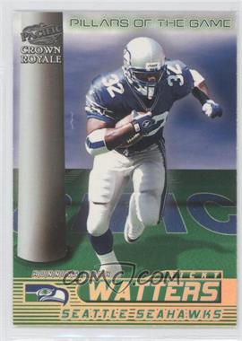 1998 Pacific Crown Royale - Pillars of the Game #23 - Ricky Watters