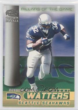 1998 Pacific Crown Royale - Pillars of the Game #23 - Ricky Watters