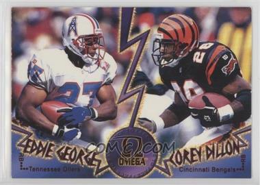 1998 Pacific Omega - Face to Face #6 - Eddie George, Corey Dillon