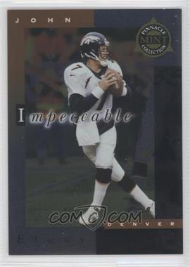 1998 Pinnacle Mint Collection - Impeccable - Promos #1 - John Elway