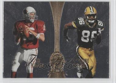 1998 Playoff Absolute Retail - Platinum Quads #10 - Jake Plummer, Antonio Freeman, Warren Moon, Steve McNair