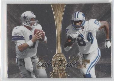 1998 Playoff Absolute Retail - Platinum Quads #4 - Troy Aikman, Herman Moore, Mark Chmura, Gus Frerotte