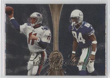 1998 Playoff Absolute Retail - Platinum Quads #8 - Drew Bledsoe, Joey Galloway, Tim Brown, Fred Lane