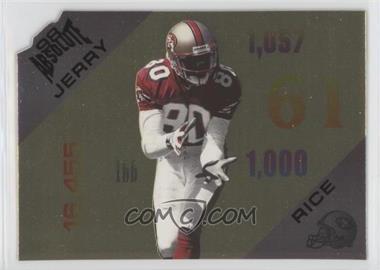 1998 Playoff Absolute Retail - Statistically Speaking #1 - Jerry Rice