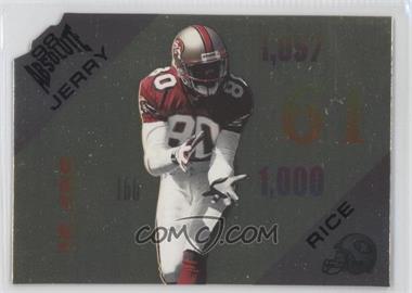 1998 Playoff Absolute Retail - Statistically Speaking #1 - Jerry Rice