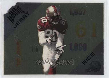 1998 Playoff Absolute Retail - Statistically Speaking #1 - Jerry Rice