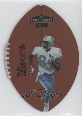 1998 Playoff Contenders - Leather Footballs - Gold Missing Serial Number #29 - Herman Moore