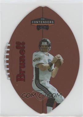 1998 Playoff Contenders - Leather Footballs - Red #40 - Mark Brunell