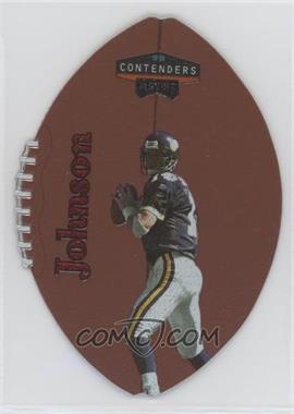 1998 Playoff Contenders - Leather Footballs - Red #51 - Brad Johnson