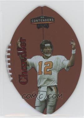 1998 Playoff Contenders - Leather Footballs - Red #6 - Chris Chandler