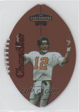 1998 Playoff Contenders - Leather Footballs - Red #6 - Chris Chandler