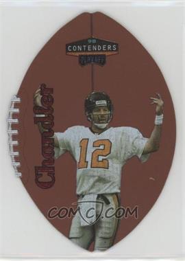 1998 Playoff Contenders - Leather Footballs - Red #6 - Chris Chandler