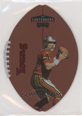 1998 Playoff Contenders - Leather Footballs - Red #82 - Steve Young