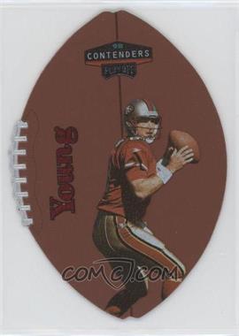 1998 Playoff Contenders - Leather Footballs - Red #82 - Steve Young