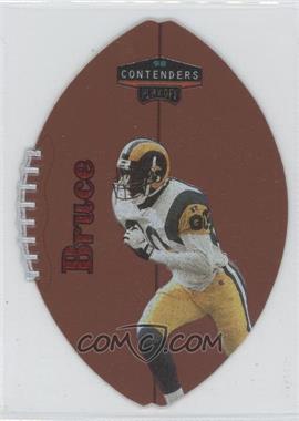 1998 Playoff Contenders - Leather Footballs - Red #88 - Isaac Bruce