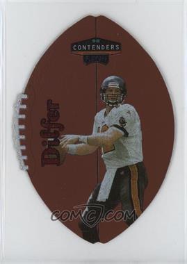1998 Playoff Contenders - Leather Footballs - Red #91 - Trent Dilfer