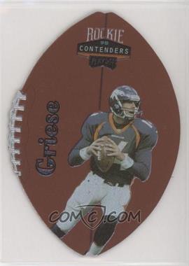 1998 Playoff Contenders - Leather Footballs - Silver #24 - Brian Griese