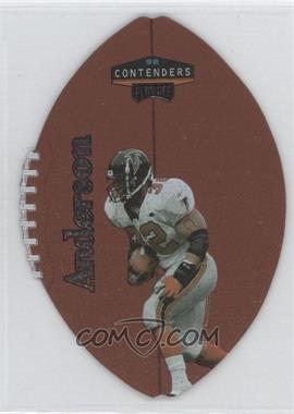 1998 Playoff Contenders - Leather Footballs - Silver #5 - Jamal Anderson