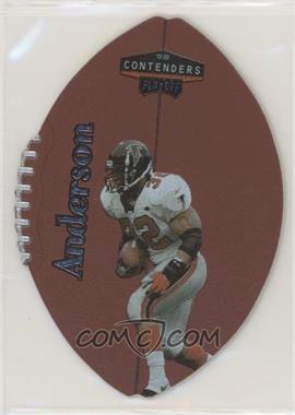 1998 Playoff Contenders - Leather Footballs - Silver #5 - Jamal Anderson
